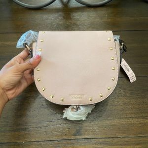NWT Victoria’s Secret crossbody pink studded bag LIMITED EDITION